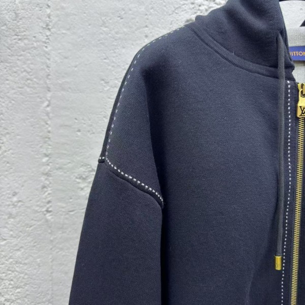 Louis Vuitton 4-Leaf Clover Zip-Up Jacket