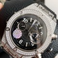 「#3766」Hublot full diamond chronograph v2 version watch