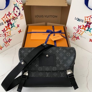 「#1078」Louis Vuitton Classic VOYAGER Small Messenger bag M40511, 33 * 22.5 * 11cm