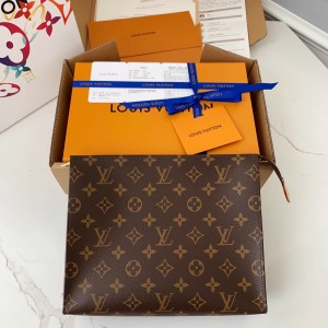 「#1080」Louis Vuitton 26 Wash Bag M47542, 17 * 9.6 * 3.5cm