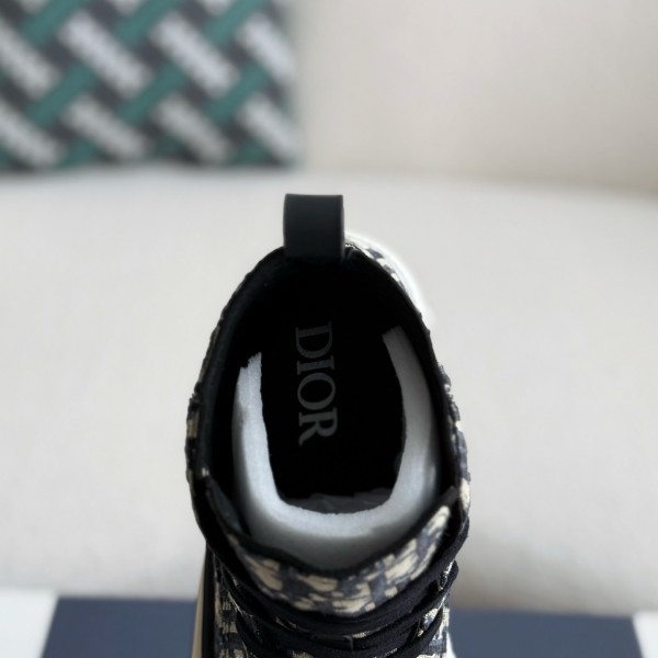 Dior B23 logo print high top sneakers