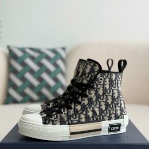 「#3780」Dior B23 logo print high top sneakers