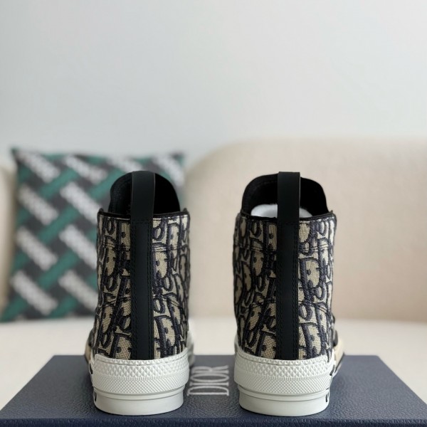 Dior B23 logo print high top sneakers