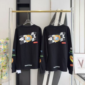 「#3786」Chrome Hearts Graffiti Series Long Sleeve T-shirt