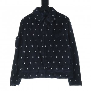 「#3787」Louis Vuitton printed velvet jacket
