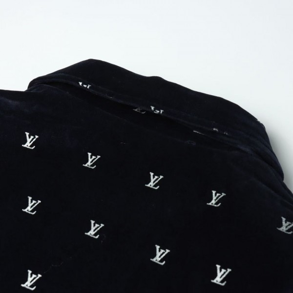 Louis Vuitton printed velvet jacket