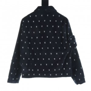 「#3787」Louis Vuitton printed velvet jacket