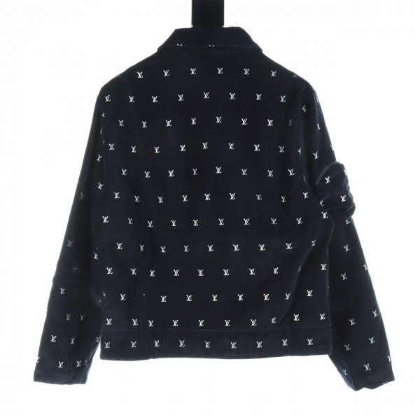 Louis Vuitton printed velvet jacket
