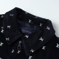 「#3787」Louis Vuitton printed velvet jacket