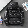 「#3789」Moncler Fujiwara Hiroshi co-branded full-print letter shiny down jacket