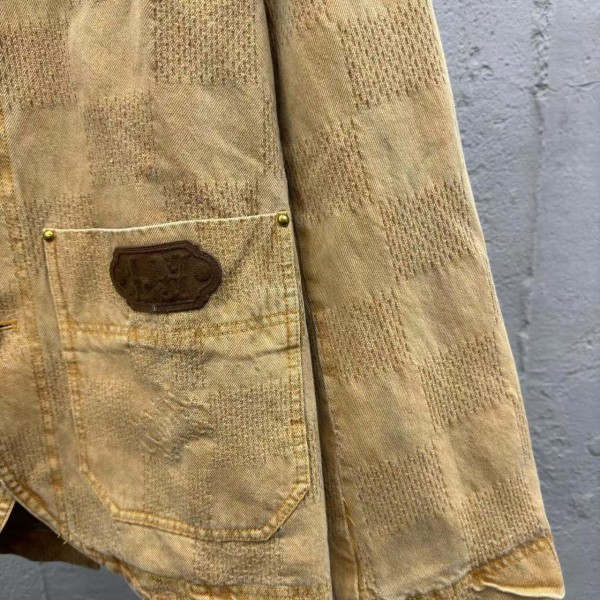 Louis Vuitton Vintage Checkerboard Denim Jacket