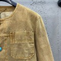「#3801」Louis Vuitton Vintage Checkerboard Denim Jacket