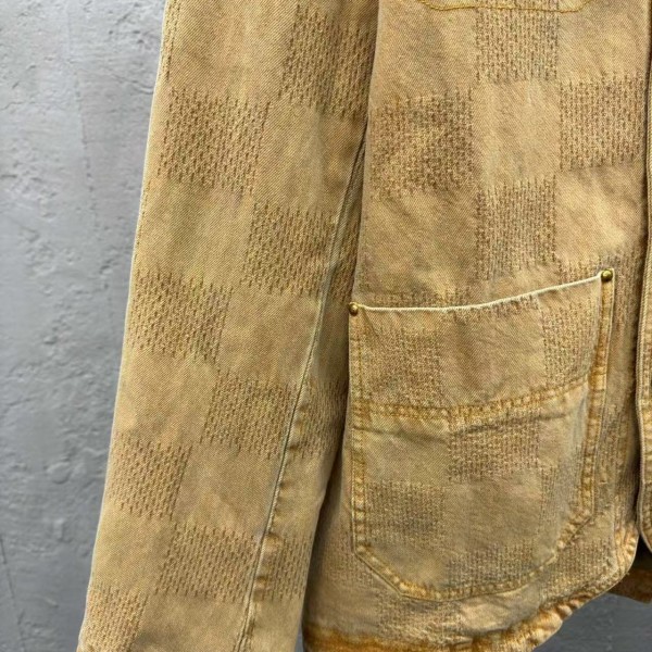 Louis Vuitton Vintage Checkerboard Denim Jacket