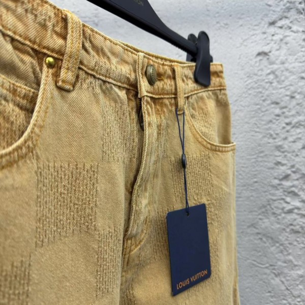Louis Vuitton Vintage Checkerboard Jeans
