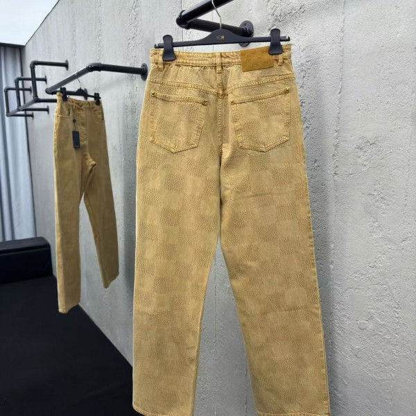 Louis Vuitton Vintage Checkerboard Jeans