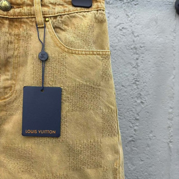 Louis Vuitton Vintage Checkerboard Jeans
