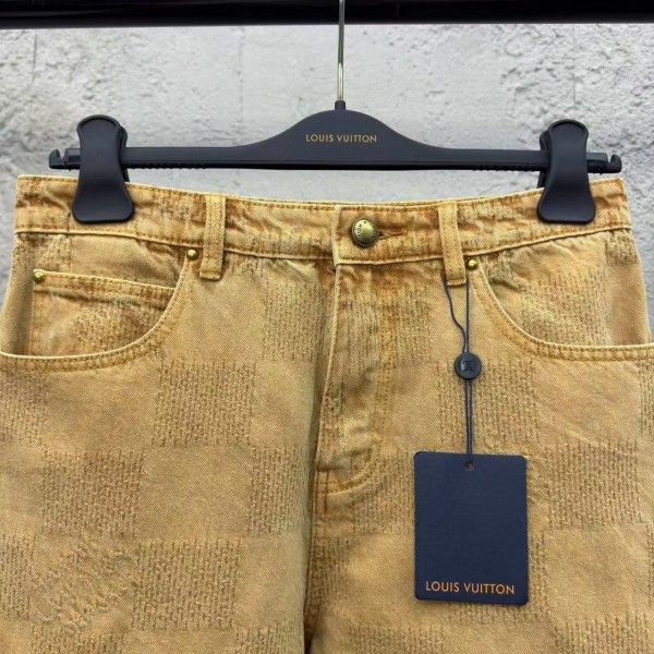 Louis Vuitton Vintage Checkerboard Jeans