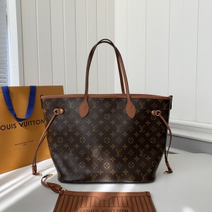 「#3813」Louis Vuitton Counter Seasonal New NEVERFULL INSIDE OUT Medium Shopping Bag M12061 Size：28*14*31cm