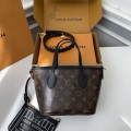「#3814」Louis Vuitton's new NEVERFULL BANDOULIÈRE INSIDE OUT BB Shopping Bag M12099 Size: 16.5*11*26.5cm