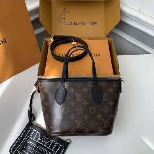 「#3814」Louis Vuitton's new NEVERFULL BANDOULIÈRE INSIDE OUT BB Shopping Bag M12099 Size: 16.5*11*26.5cm