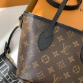 「#3814」Louis Vuitton's new NEVERFULL BANDOULIÈRE INSIDE OUT BB Shopping Bag M12099 Size: 16.5*11*26.5cm