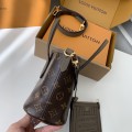 「#3816」Louis Vuitton's new NEVERFULL BANDOULIÈRE INSIDE OUT BB Shopping Bag M12099 Size: 16.5*11*26.5cm