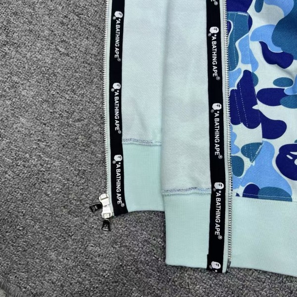 bape abc double cap big flower camouflage shark
