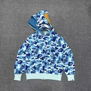 「#3817」bape abc double cap big flower camouflage shark