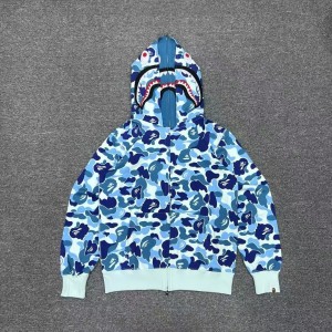 「#3817」bape abc double cap big flower camouflage shark