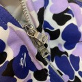 「#3818」bape Shizuoka Limited Edition Violet Camouflage Shark Sweatshirt