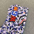 「#3818」bape Shizuoka Limited Edition Violet Camouflage Shark Sweatshirt