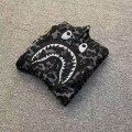「#3822」bape grey camouflage classic shark zipper sweatshirt