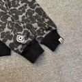 「#3822」bape grey camouflage classic shark zipper sweatshirt