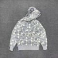 「#3823」bape luminous camouflage laser shark hooded zip-up sweatshirt