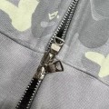 「#3823」bape luminous camouflage laser shark hooded zip-up sweatshirt