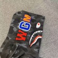 「#3826」bape grey camouflage classic shark zip-up sweatshirt