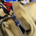 「#3827」bape camouflage yellow classic shark zipper sweatshirt