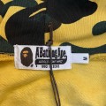 「#3827」bape camouflage yellow classic shark zipper sweatshirt