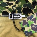 「#3828」bape camouflage green classic shark zip-up sweatshirt