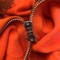 「#3830」bape camouflage orange classic shark zipper sweatshirt