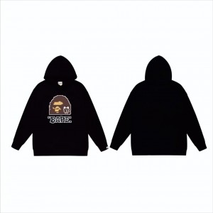 「#3831」Bape×Tamagotchi joint model fw23 digital ape head print hoodie