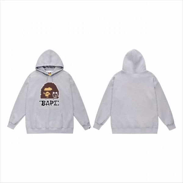 「#3831」Bape×Tamagotchi joint model fw23 digital ape head print hoodie