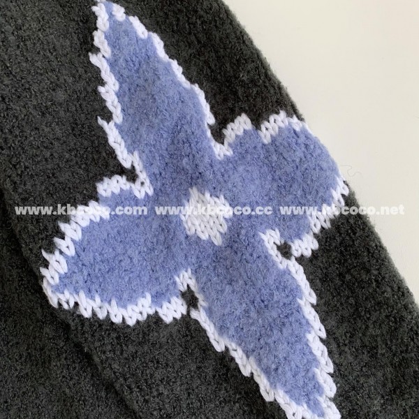 Louis Vuitton ski sweater with wool inlay