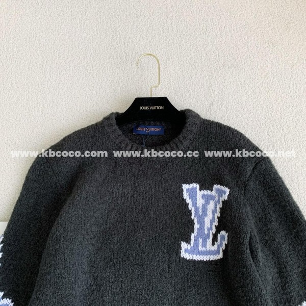 Louis Vuitton ski sweater with wool inlay