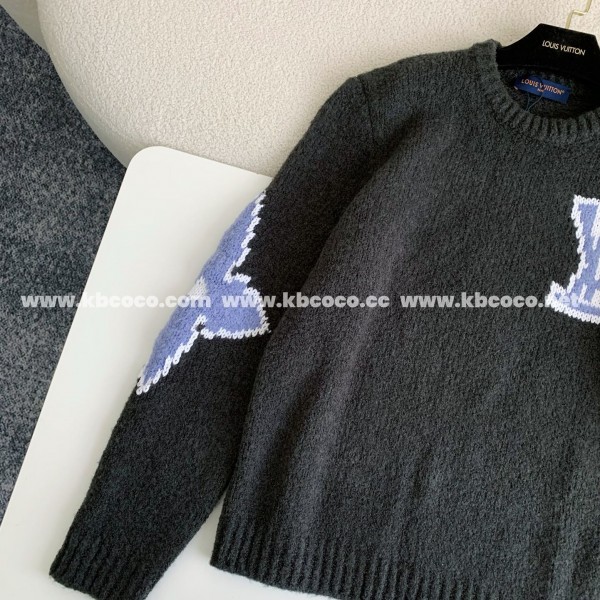 Louis Vuitton ski sweater with wool inlay