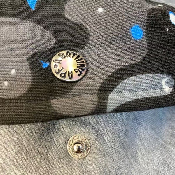 Bape luminous starry sky camouflage double-headed shark sweatshirt