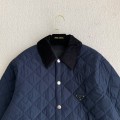 「#3844」PRADA SS24 Quilted single-breasted casual jacket