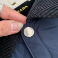 「#3844」PRADA SS24 Quilted single-breasted casual jacket