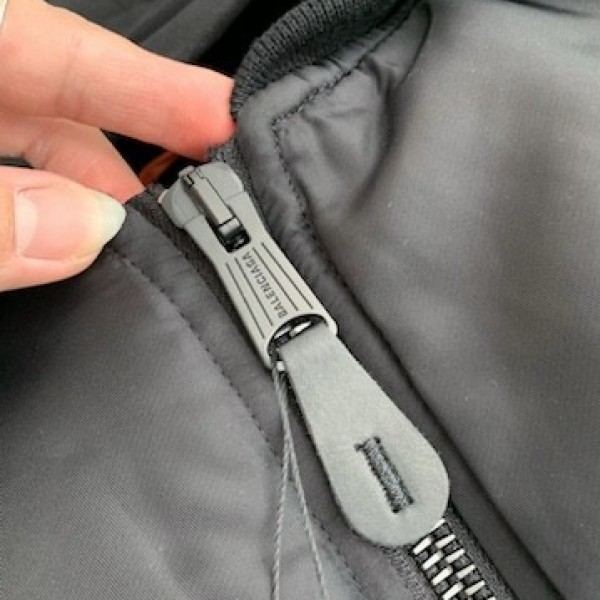 Balenciaga Plain color zipper long-sleeve jacket