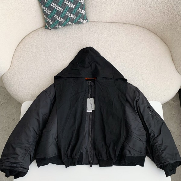 「#3846」Balenciaga Plain color zipper long-sleeve jacket